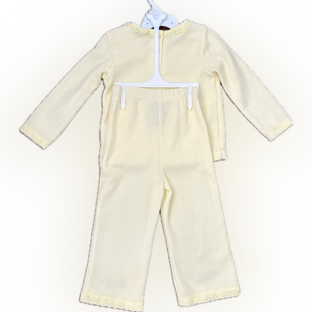 Vintage Cradle Togs Baby Girl 2-Piece Lace Matching Set - Picture 2 of 8